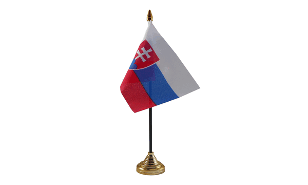 Slovakia Table Flags